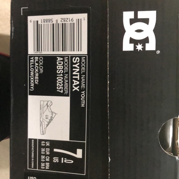 🏆New! DC Shoes SYNTAX Sneaker/Skate Shoe - Men’s/Youth 7 - Picture 5 of 11